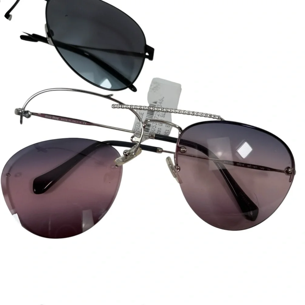 DAMAGED Designer Sunglasses Collection Lot Bundle Assorted Glasses Aviators New